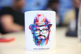 Cup with a picture of Dzidzio