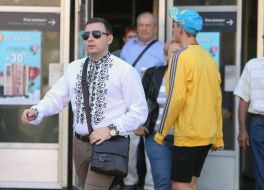 The man in embroidery