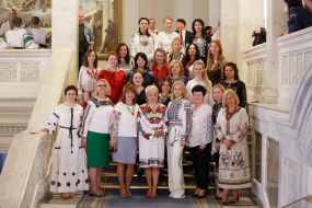 Women-people's deputies in embroidered in the Verkhovna Rada of Ukraine