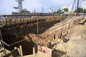 Construction of the electrodepo "Alekseevskoe"