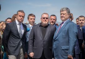 Vladislav Zhivodchenko and Petro Poroshenko