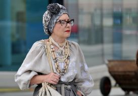 Woman  in vyshivanka