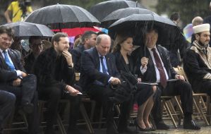 Petro Poroshenko, Marina Poroshenko, Ilmi Umerov and Yuriy Stets