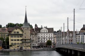 View of the city of Lucerne (Switzerland)