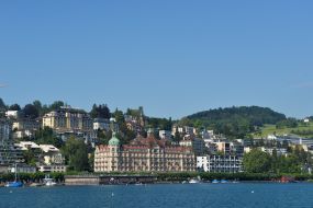 View of the city of Lucerne (Switzerland)
