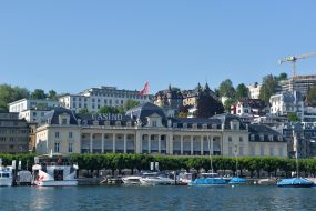 View of the city of Lucerne (Switzerland)