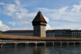 The Kapellbrücke and the Wasserturm Tower