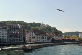 View of the city of Lucerne (Switzerland)