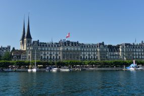 View of the city of Lucerne (Switzerland)