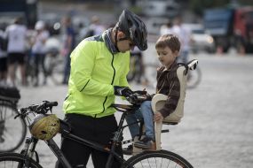 Ukrainian bicycle day in Kiev