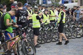 Ukrainian bicycle day in Kiev