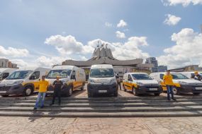 Виставка нового автотранспорту ПАТ "Укрпошта"
