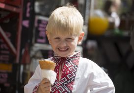 Megamarsh embroidery in Kiev