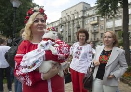 Megamarsh embroidery in Kiev