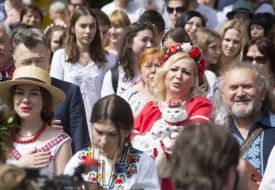 Megamarsh embroidery in Kiev
