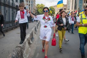 Мегаарш у вишиванках у Одесі