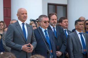 Participants of the celebration of the Day of Europe in Odessa