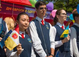 Celebration of the Day of Europe in Odessa