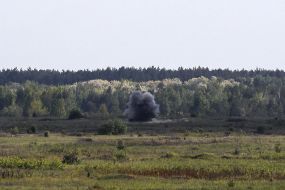 Tests of anti-tank missile systems "Javelin"