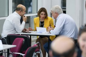 Business forum participants