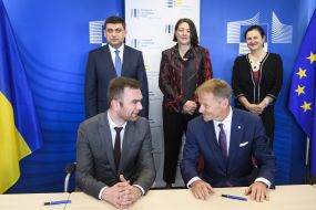 Signing of international bilateral documents