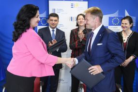 Signing of international bilateral documents