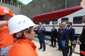 Opening of Beskydy railway tunnel