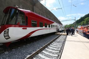 Opening of Beskydy railway tunnel
