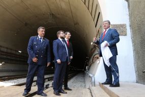 Opening of Beskydy railway tunnel