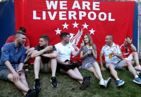 Болельщики ФК "Ливерпуль"