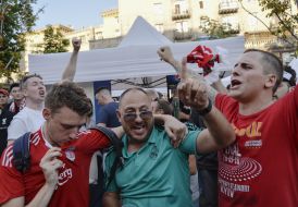 Болельщики ФК "Ливерпуль"