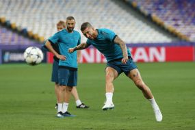 Karim Benzema and Sergio Ramos