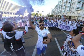 March of FC "Real Madrid" fans