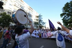 March of FC "Real Madrid" fans