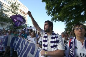 March of FC "Real Madrid" fans