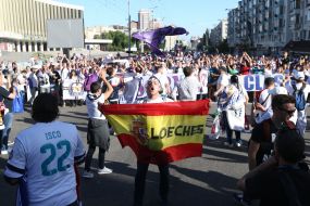 March of FC "Real Madrid" fans