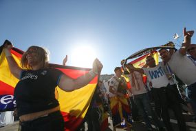 March of FC "Real Madrid" fans
