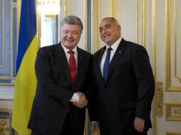 Boyko Borisov and Petro Poroshenko