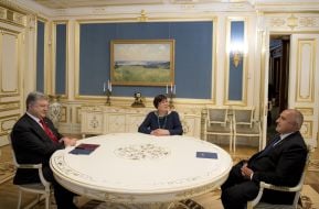 Boyko Borisov and Petro Poroshenko