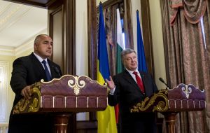 Boyko Borisov and Petro Poroshenko