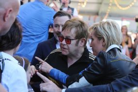 Elton John and Elena Pinchuk