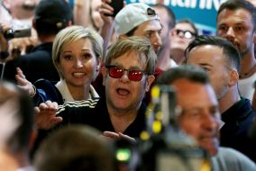Elton John and Elena Pinchuk