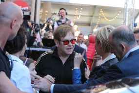 Elton John, Victor Pinchuk and Elena Pinchuk