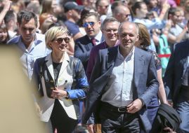 Victor Pinchuk and Elena Pinchuk