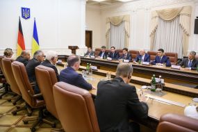 Meeting of Vladimir Groisman and Frank-Walter Steinmeier