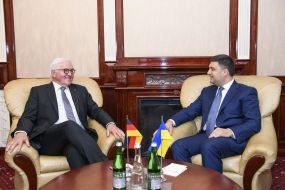 Vladimir Groysman and Frank-Walter Steinmeier