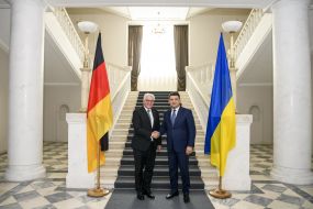 Vladimir Groysman and Frank-Walter Steinmeier