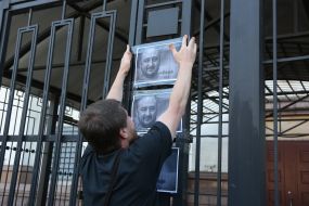 The action near the Russian embassy