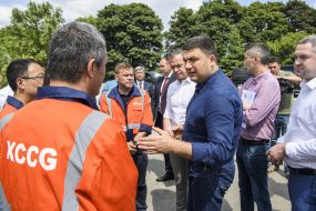 Володимир Гройсман та Славомір Новак
