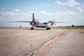 Airplane at the airport